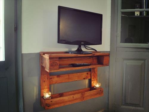 wooden pallets diy tv stand