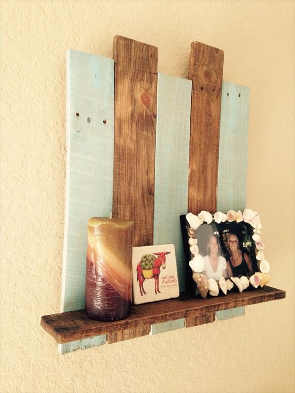  pallet room wall shelf ideas